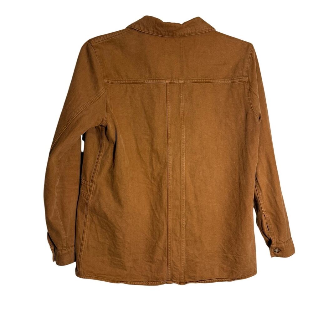 Sezane Will Brown Jacket in Denim Brown Women’s Sz. M - Picture 4 of 5